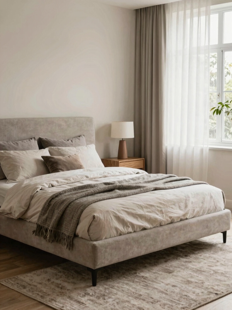 cozy optimized bedroom layout