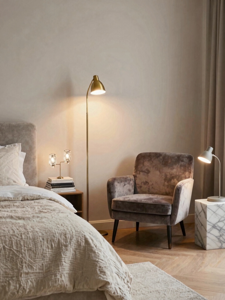 cozy practical layered lighting