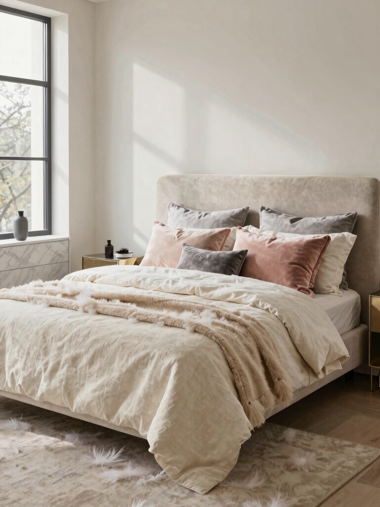 cozy sanctuary with textures