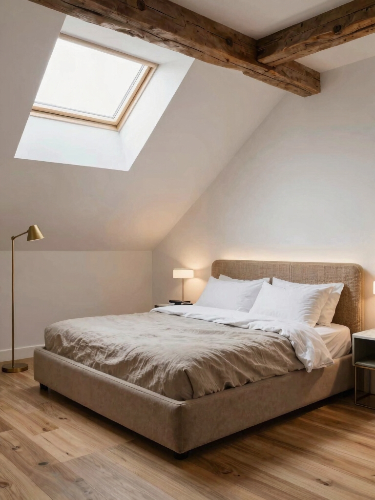 cozy slanted attic bedrooms