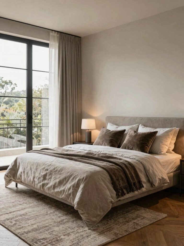 cozy sleep sanctuary setup