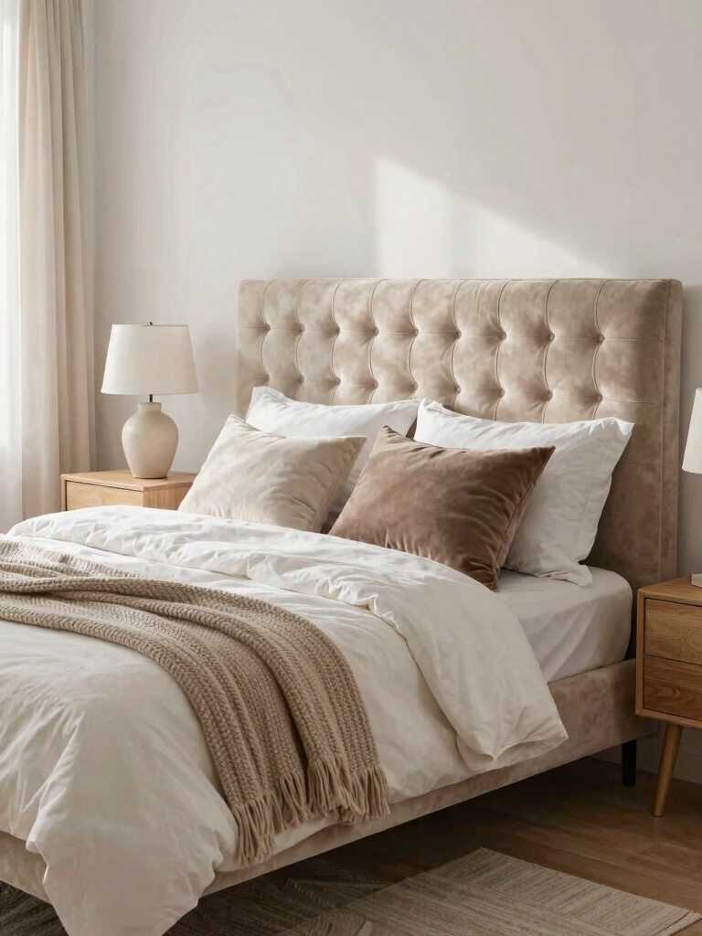 cozy supportive bed setup