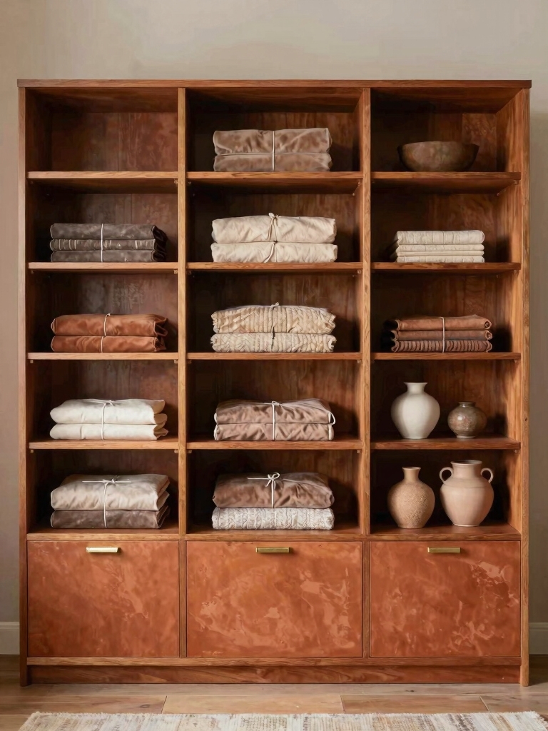 cozy terracotta bedroom accents