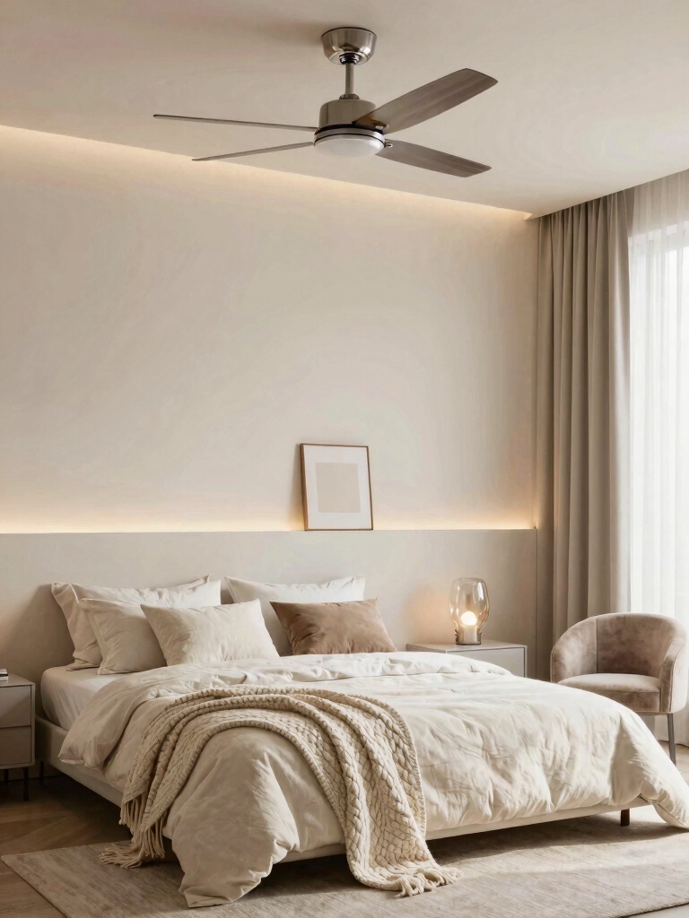 cozy textiles and lighting