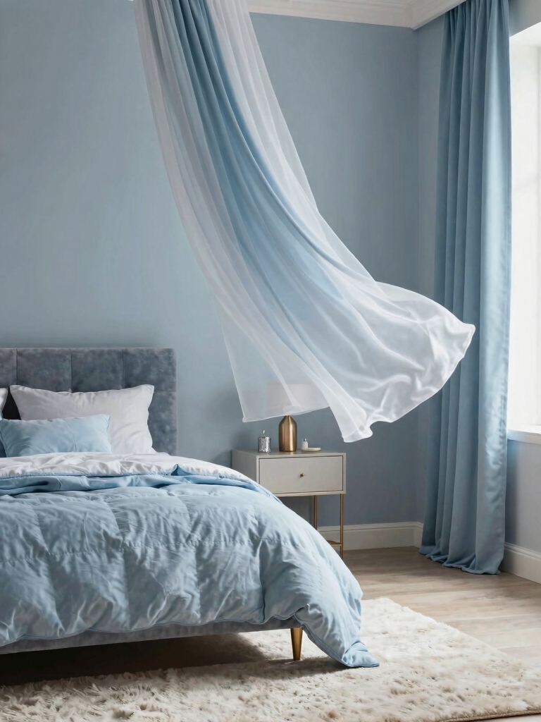 cozy textiles for serene ambiance