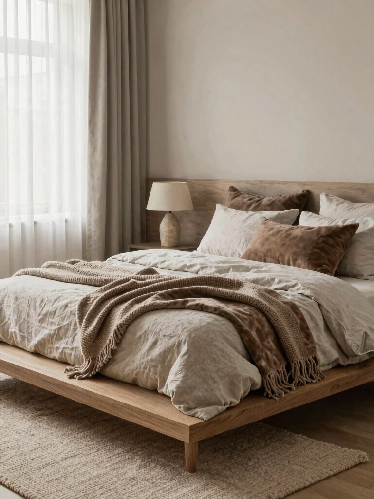 cozy textured sleep sanctuary
