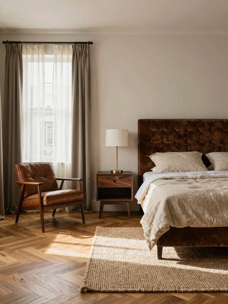 cozy timeless brown bedrooms