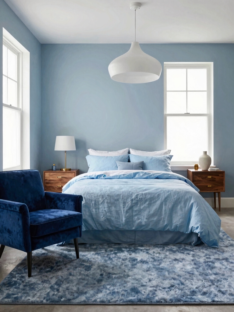 cozy warm blue palettes