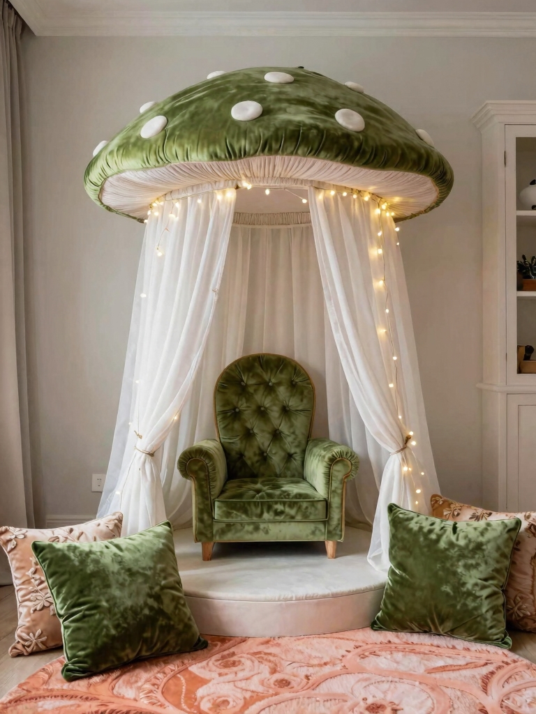 cozy whimsical small seating