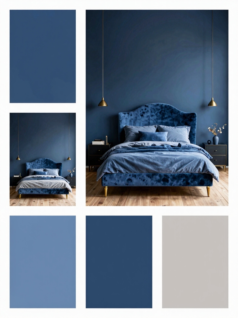 create a cohesive blue