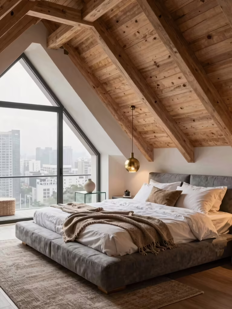 creative sloped ceiling bedrooms