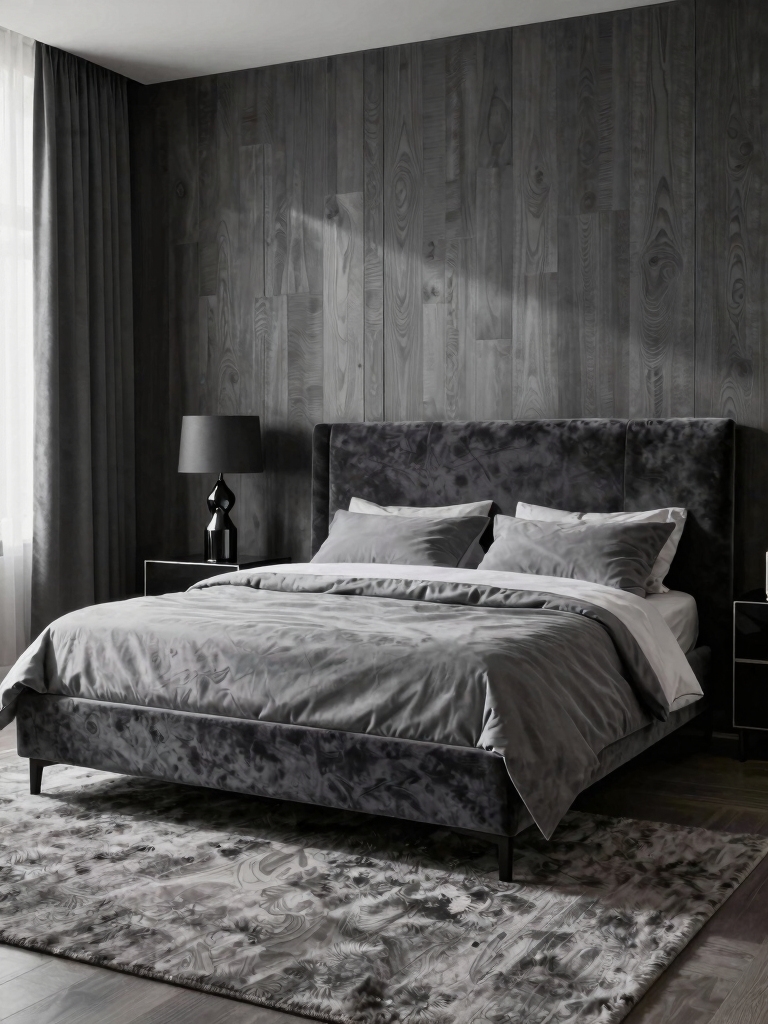 dark grey bedroom inspiration