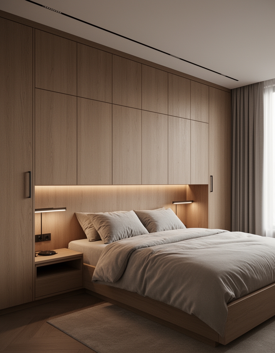 discreet functional built in storage