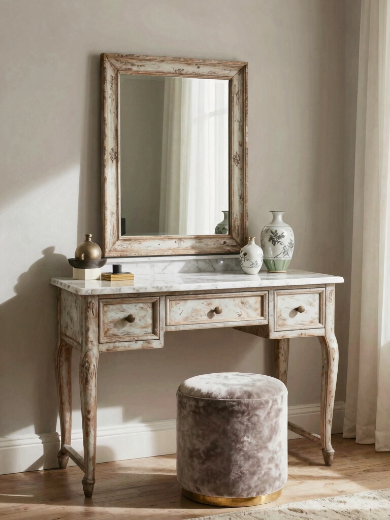 distressed mirrors framed elegance