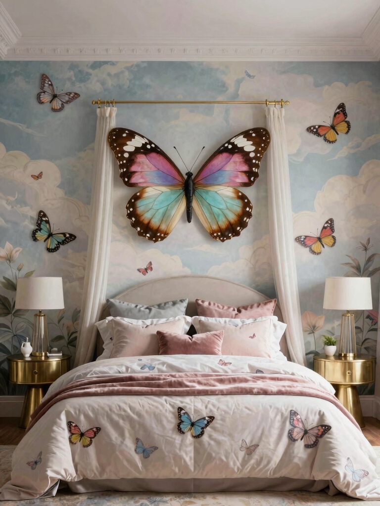 dreamy hand painted sky