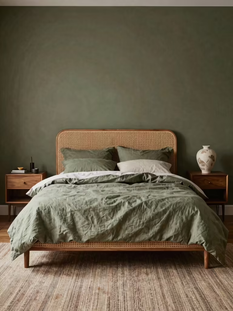 earthy elegance in bedrooms