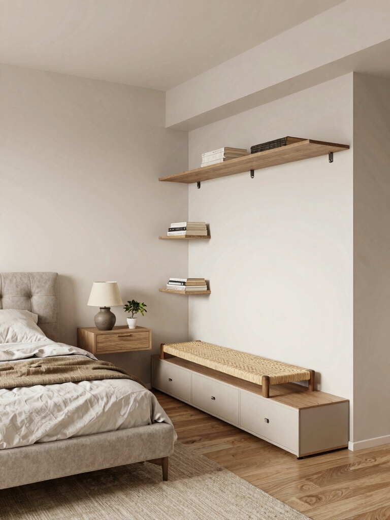 efficient discreet guest room storage