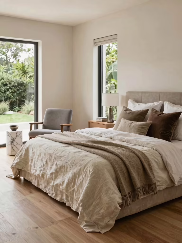 effortless cozy bedroom aesthetics