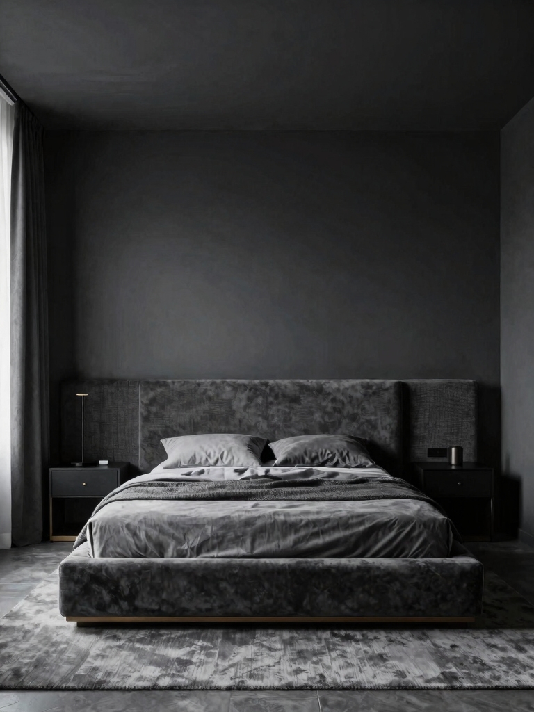 elegant charcoal textured haven