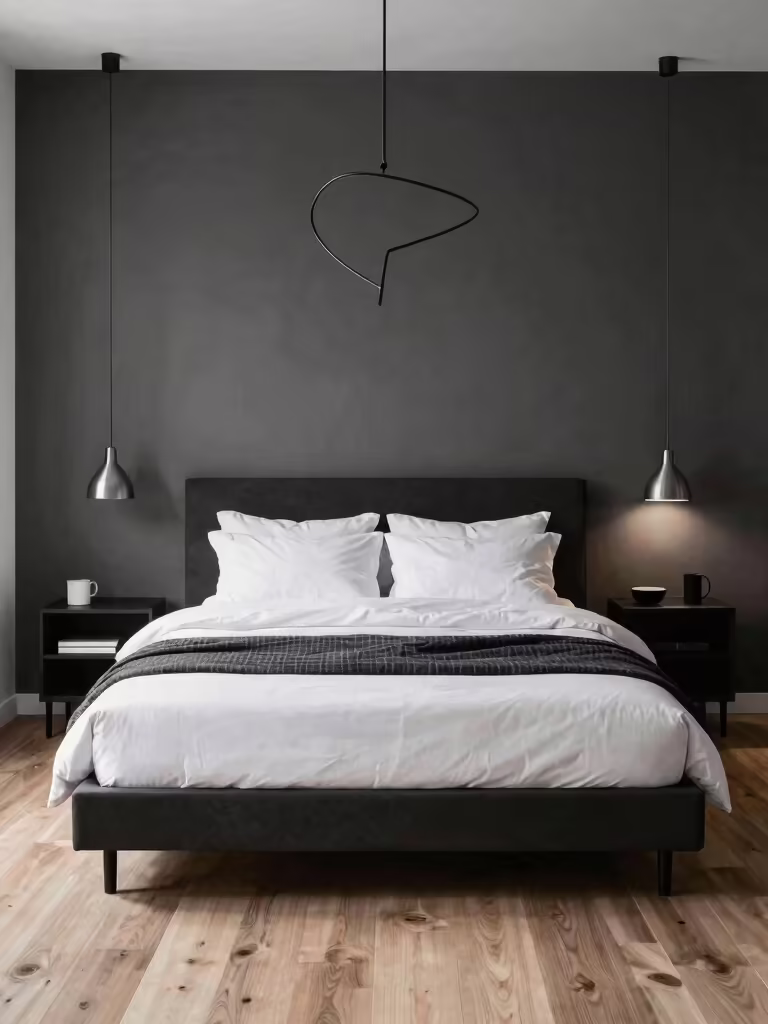 elegant monochrome bedroom transformations