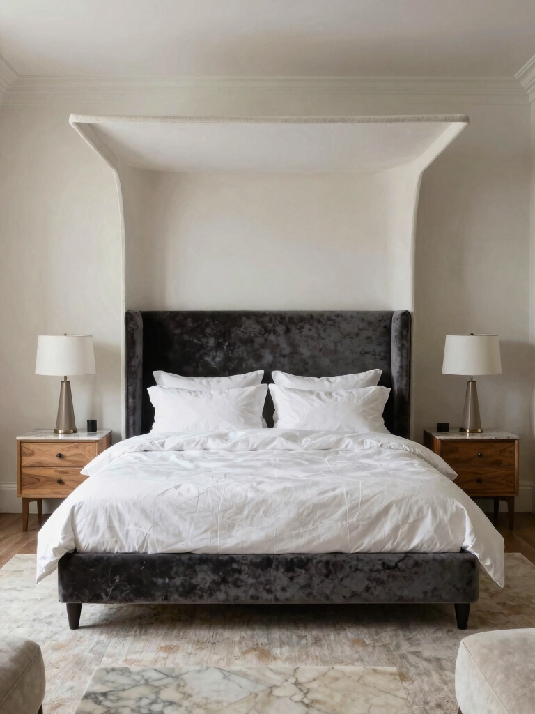 elegant statement bed design
