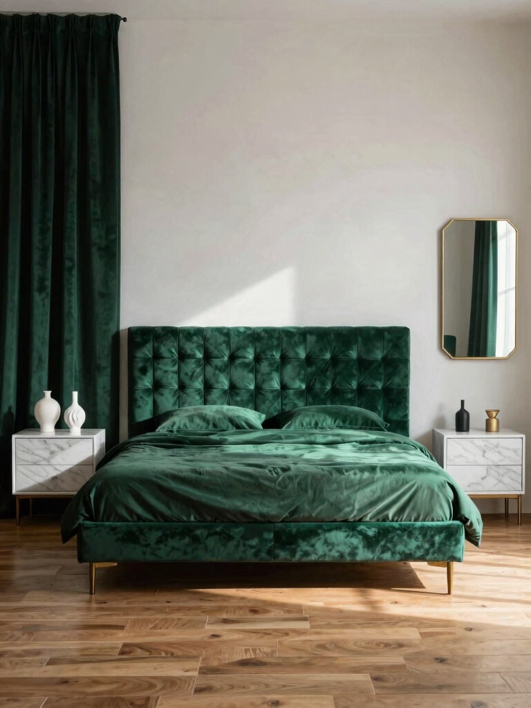 emerald calm confident intimate