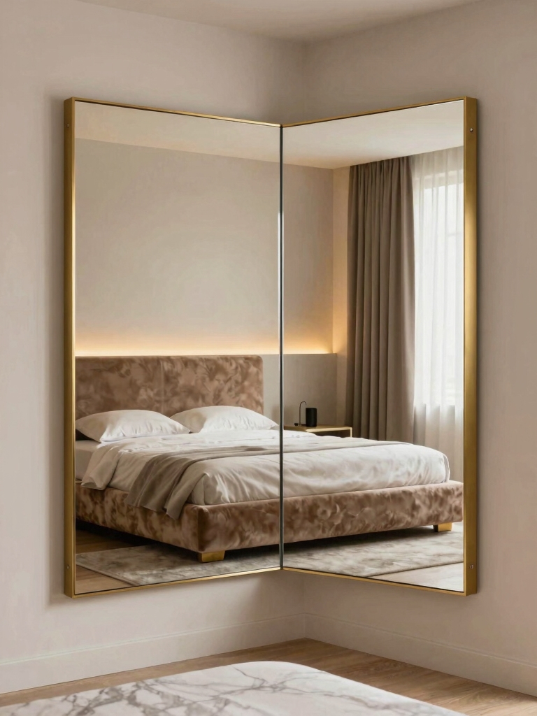 enhance visibility with mirrors