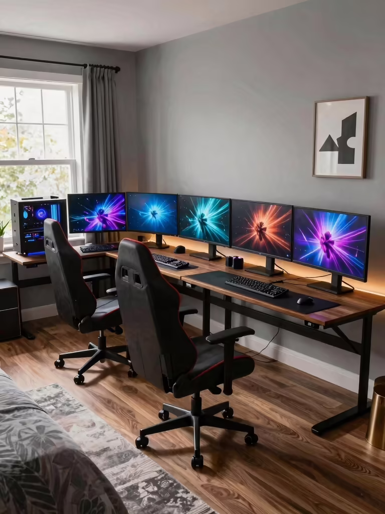 epic gaming bedroom setups