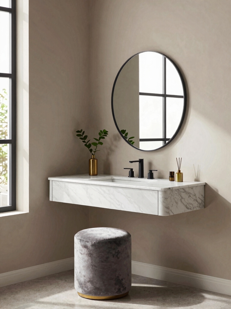 floating vanities enhance space