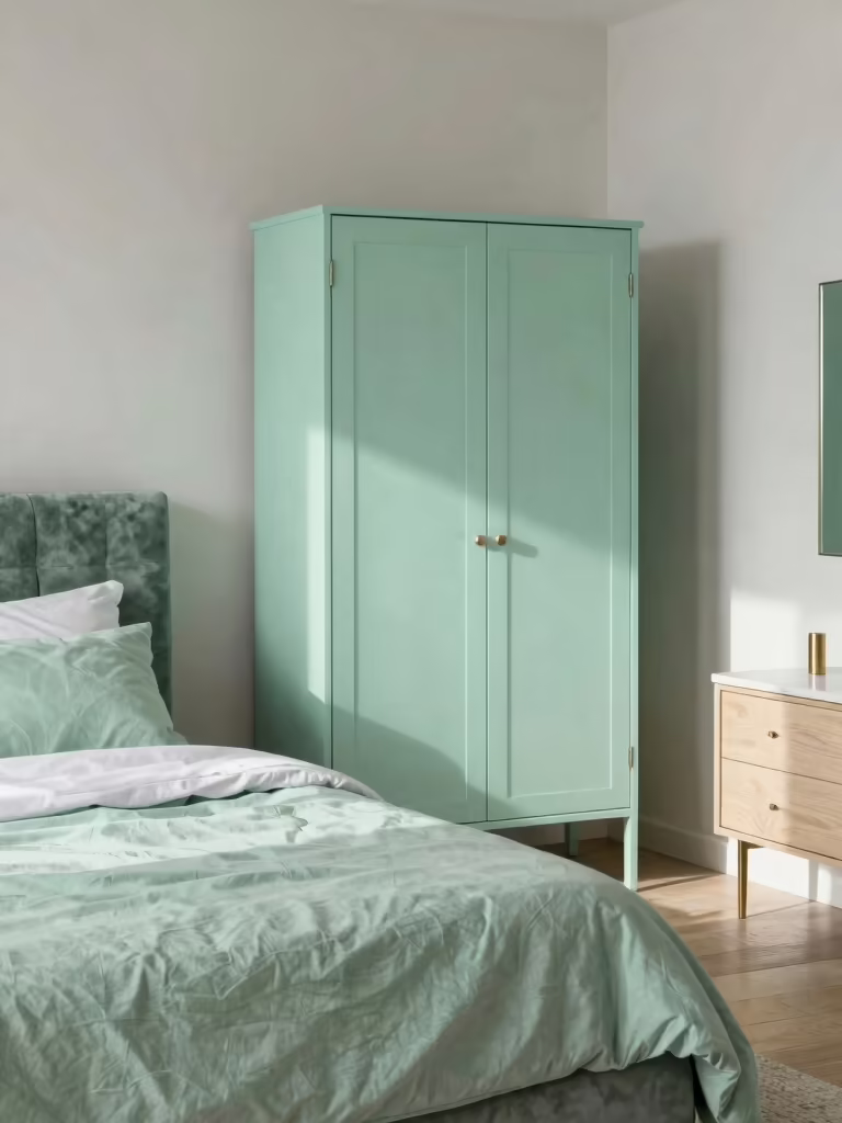 fresh mint green bedrooms