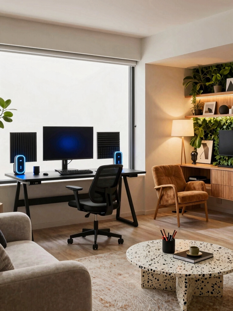 gaming socializing reading zones