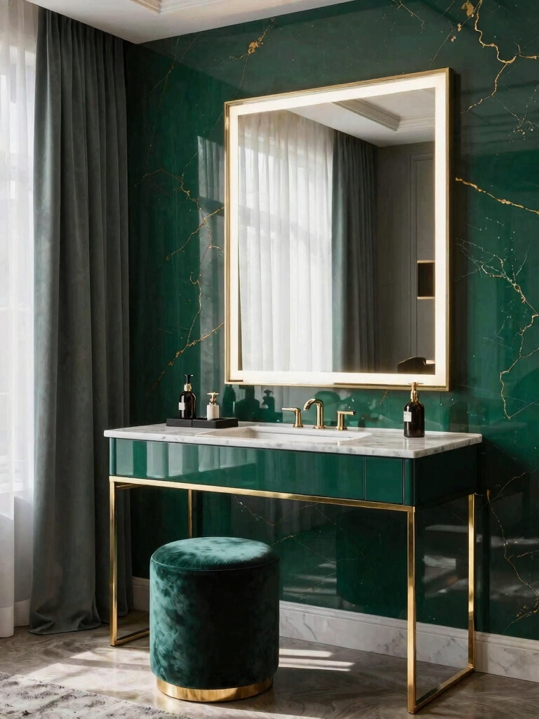 glamorous finishes and textures