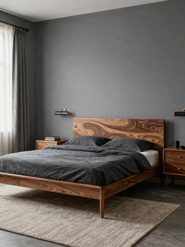 grey and wood harmony