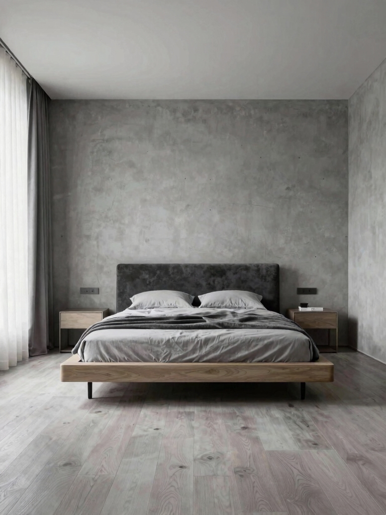 grey floors enhance serenity