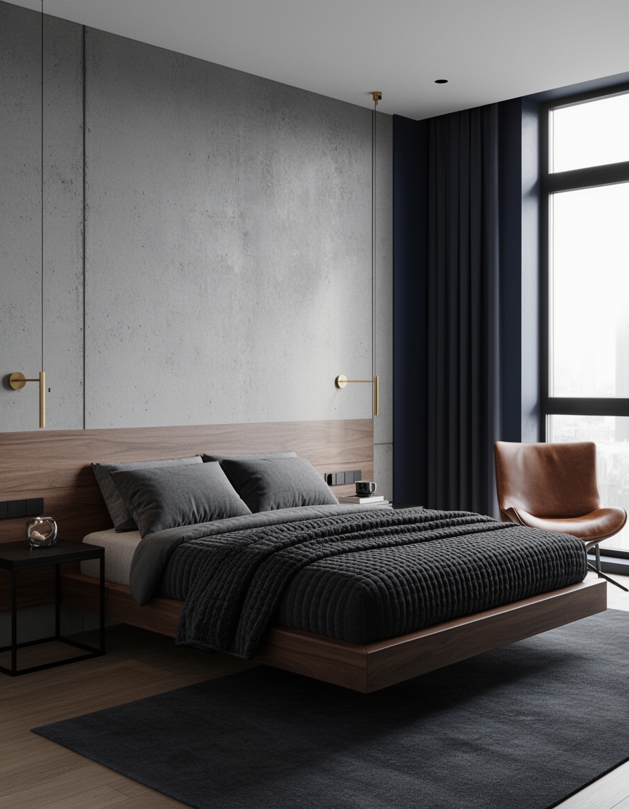 grounded masculine color palette