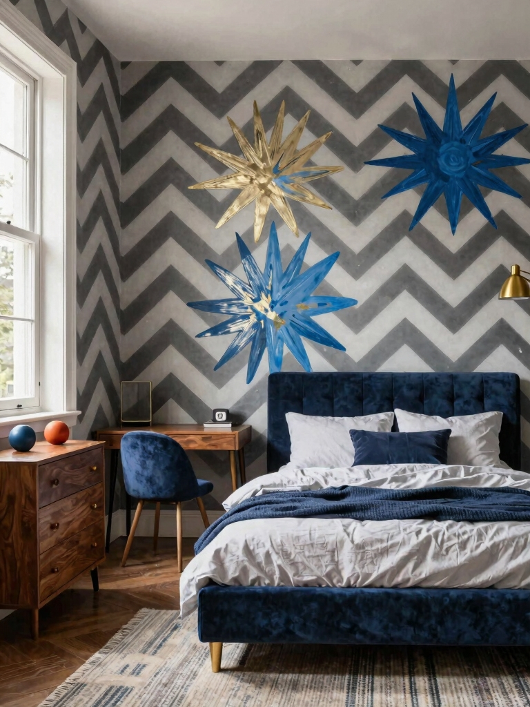 imaginative bold wall patterns