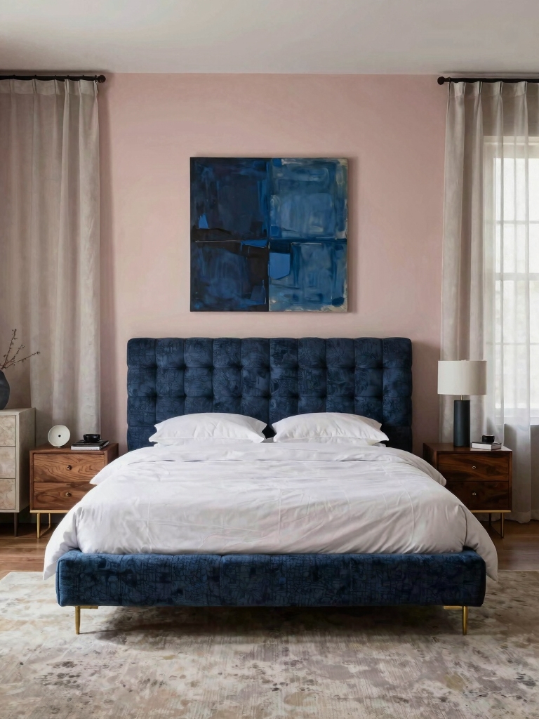 inspiring blue bedroom designs