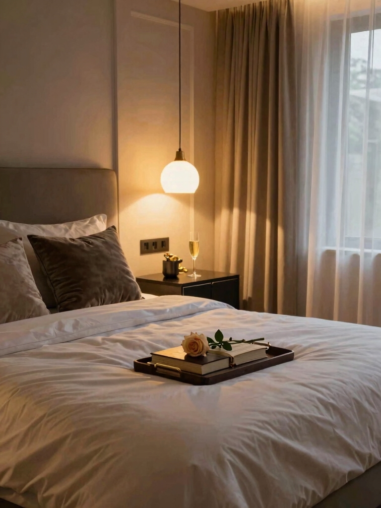 intimate warm layered lighting