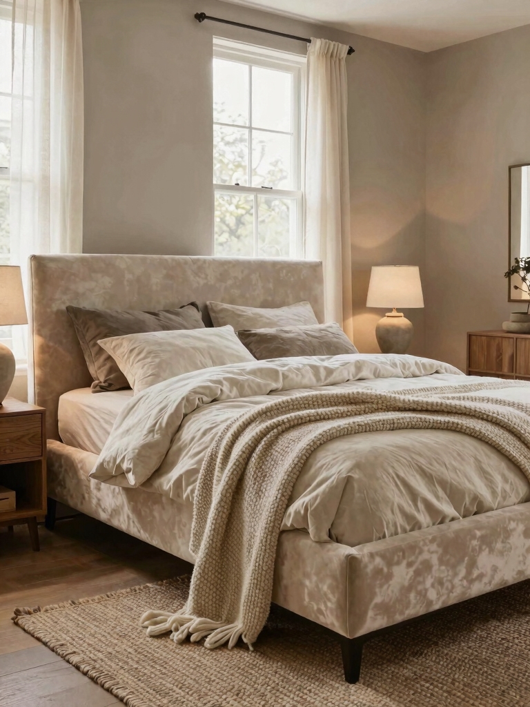 inviting soft textured hues