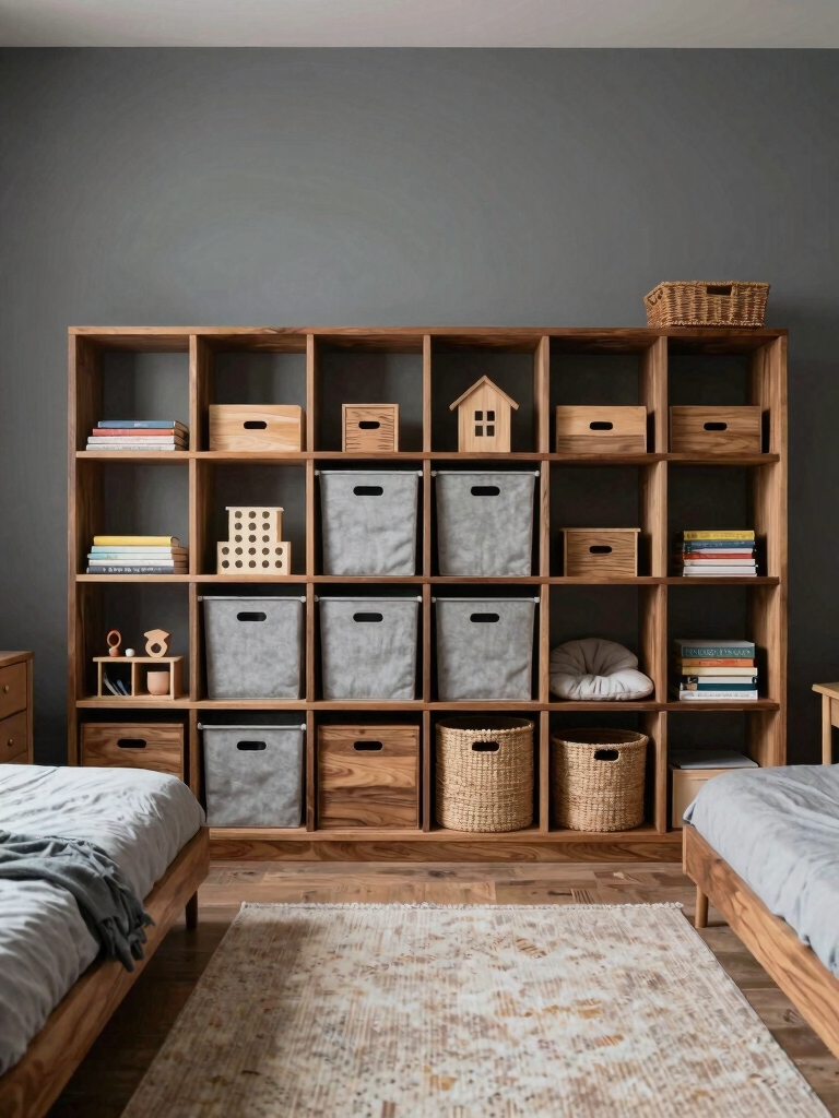 kid friendly low height storage