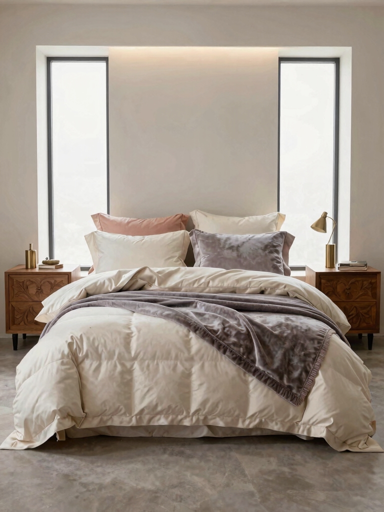layered bedding for comfort