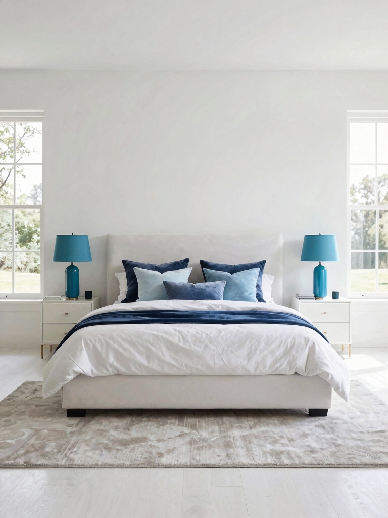 layered blues for tranquility