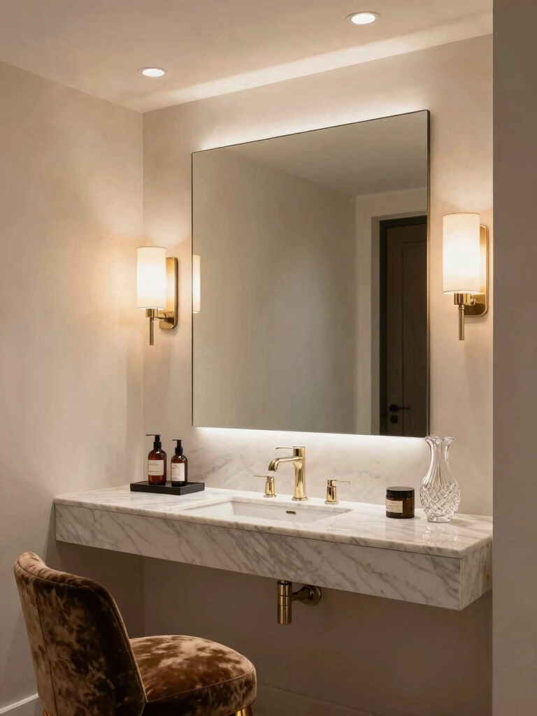 layered lighting for ambiance