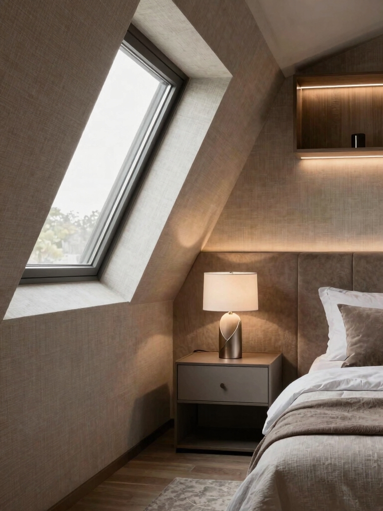 layered lighting for attics