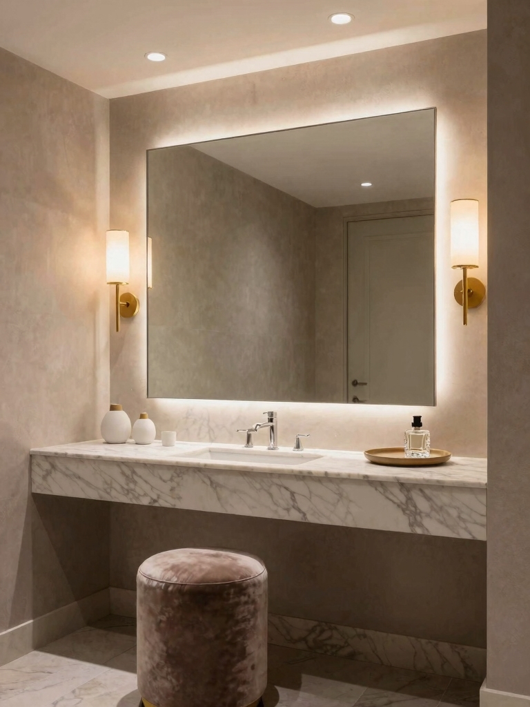 layered lighting for beauty