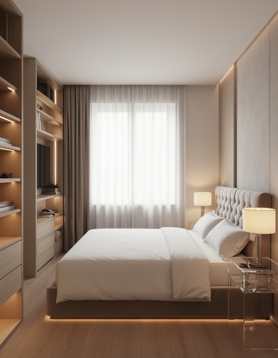 layered lighting for small spaces