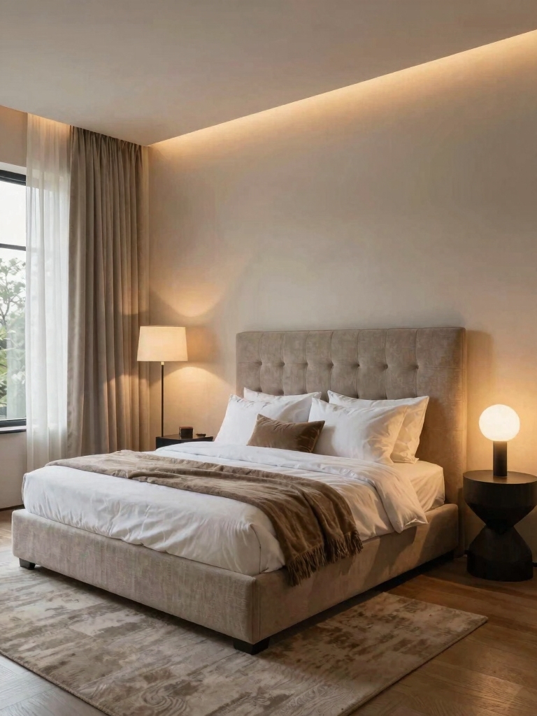 layered warm lighting ambiance