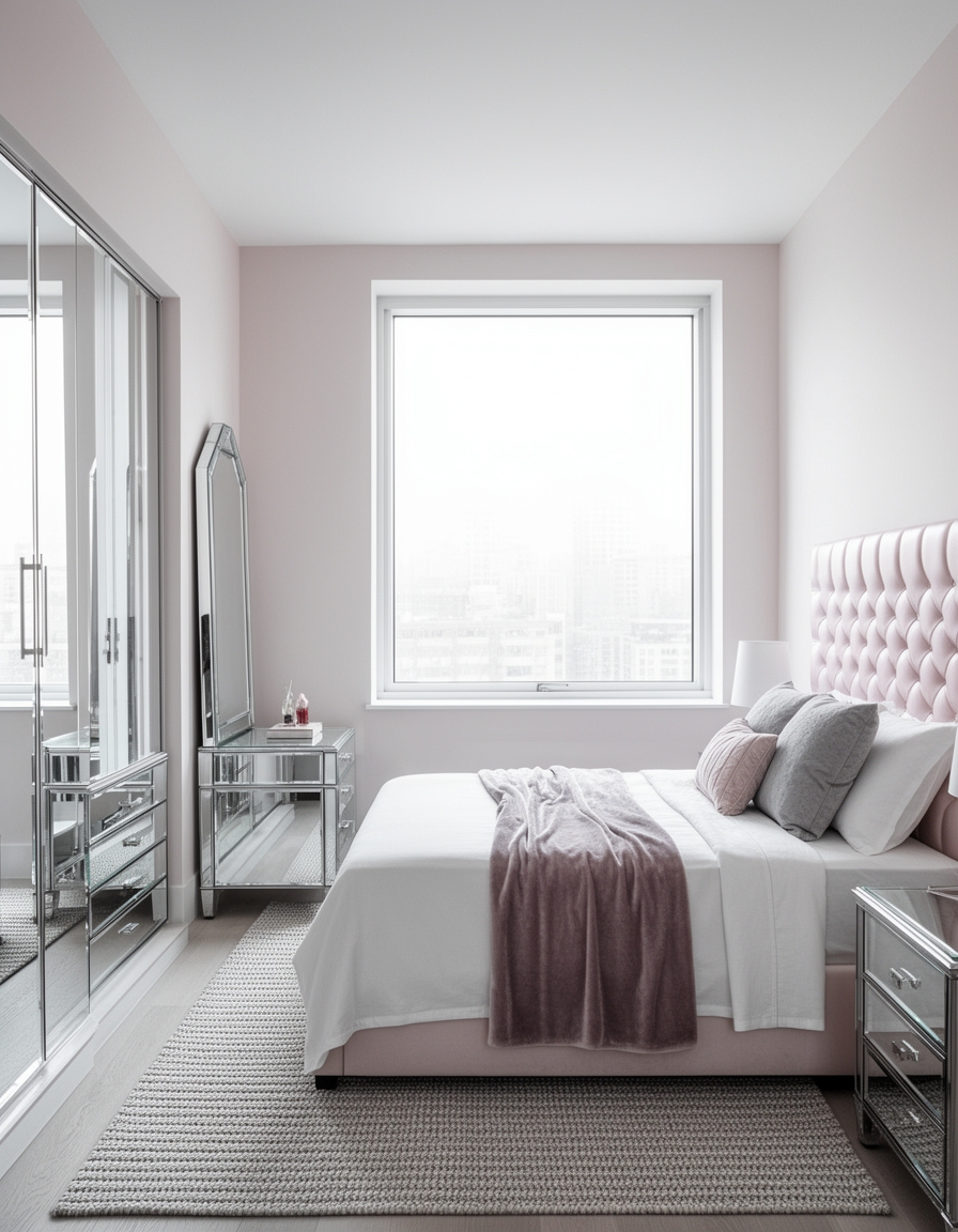 light colors reflective surfaces