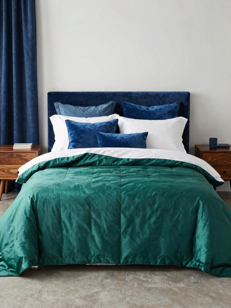 luxe bedding through layering