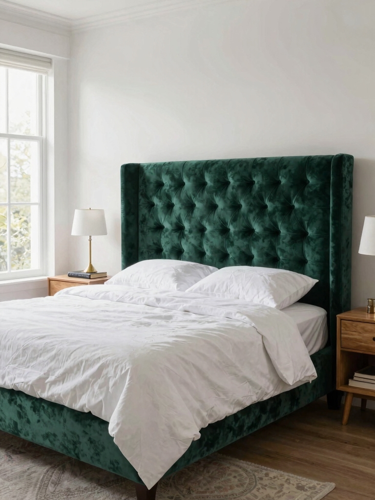 luxe headboard serene focal point